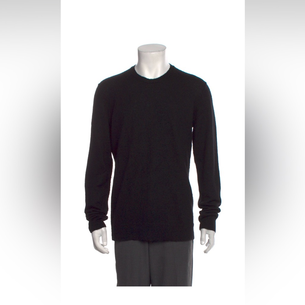 Kazuyuki Kumagai Black alpaca wool blend sweater